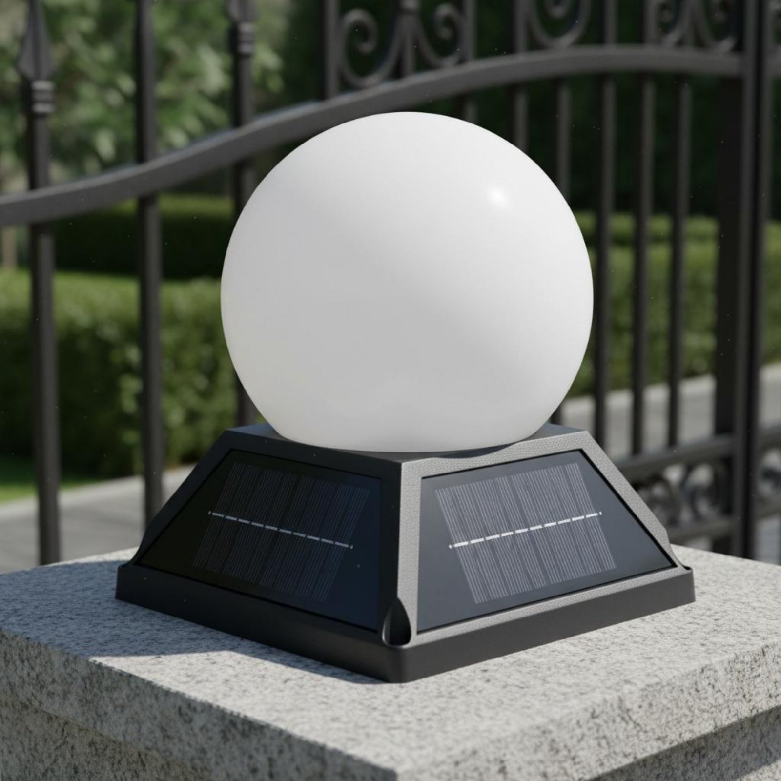 Solar Post Cap Light Wireless  - Outdoor Lighting Globes のレビューと価格