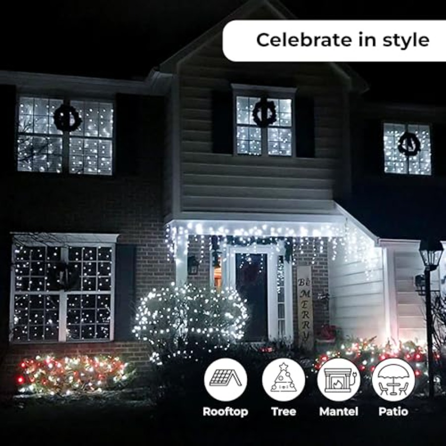 60 LED Mini Christmas Lights G - Xmas Outdoor Lighting Decorations のレビューと価格