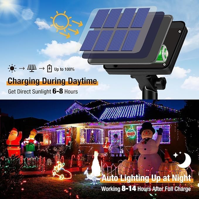 Christmas Outdoor Solar String - Xmas Outdoor Lighting Decorations のレビューと価格