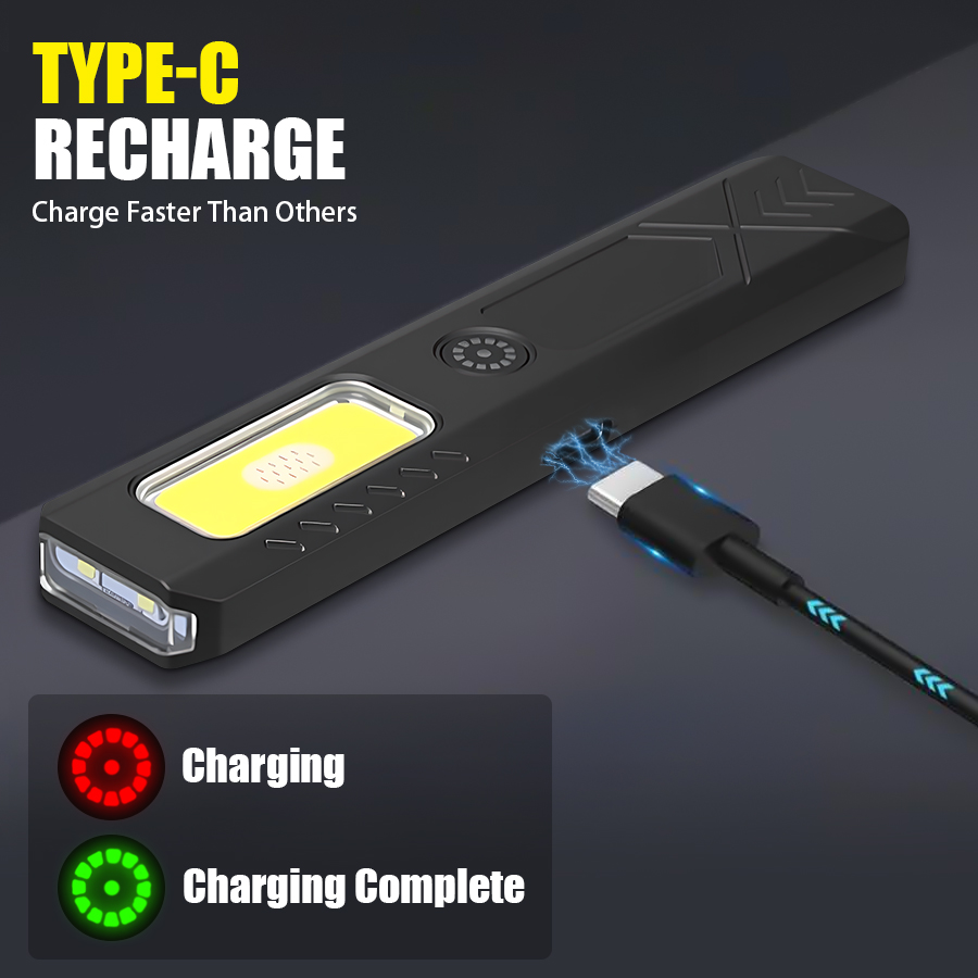 LED Hat Clip Flashlight USB-C  - Led Flood Light のレビューと価格