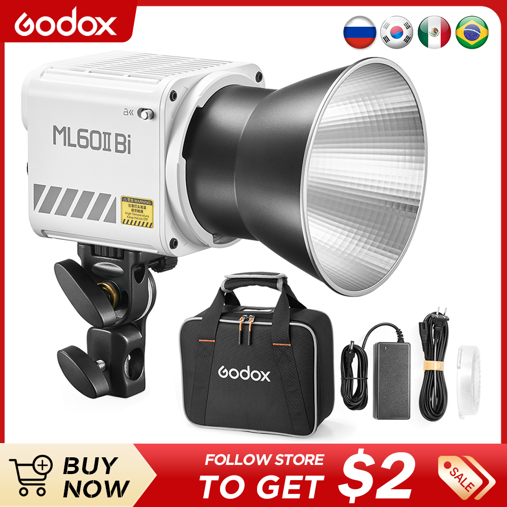 Godox ML60II BI Video Light 28 - Outdoor Lighting Kit Photography のレビューと価格