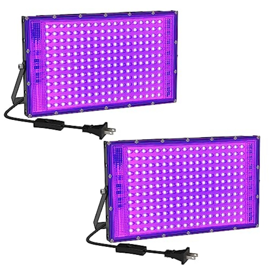 150W LED Black Light 2 Pack, B - Led Flood Light のレビューと価格