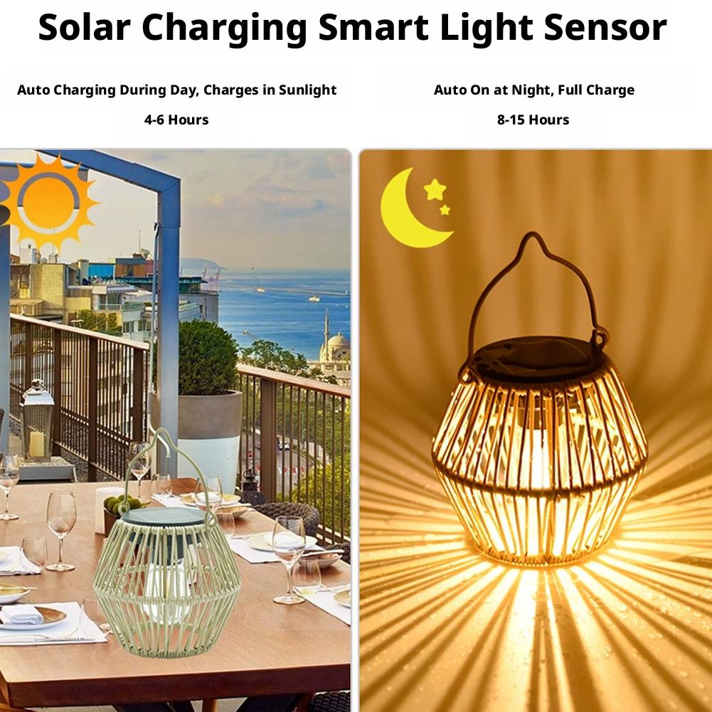 IP65 Waterproof Solar Rattan L - Outdoor Lighting Lamps のレビューと価格