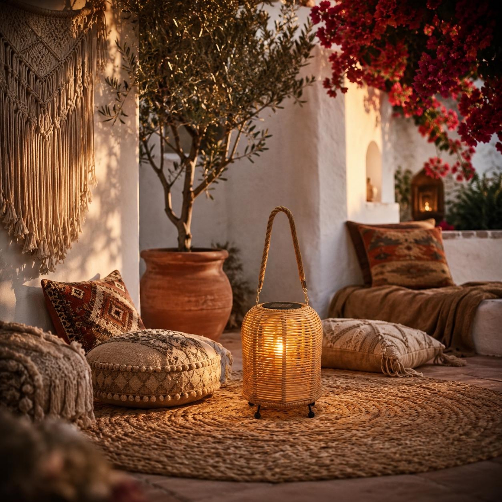 Handwoven Solar Lantern Warm L - Outdoor Lighting Restaurant のレビューと価格