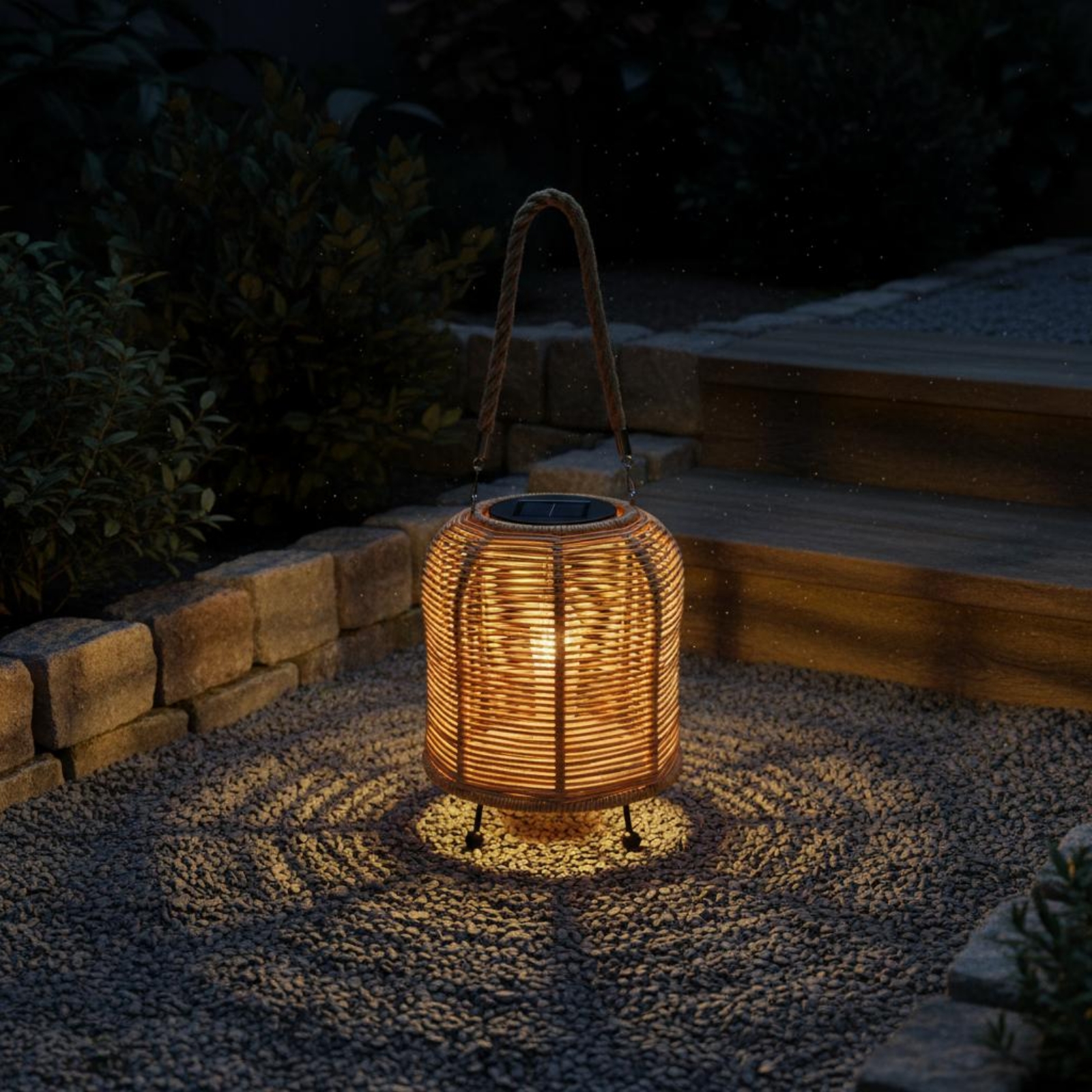 Handwoven Solar Lantern Warm L - Outdoor Lighting Restaurant のレビューと価格