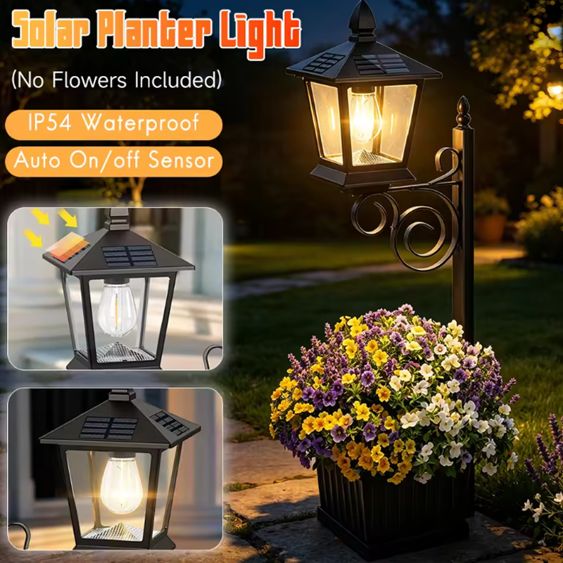 2-in-1 Solar Garden Planter La - Outdoor Lighting Lamps のレビューと価格