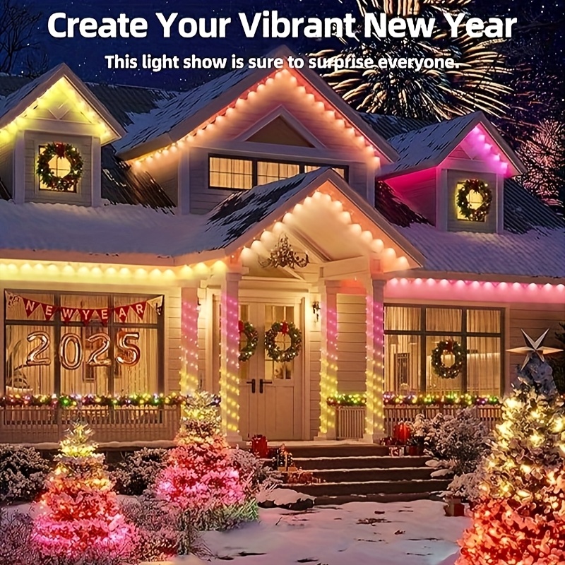 200FT Smart Outdoor Eaves ligh - Outdoor Lighting Smart Controller のレビューと価格