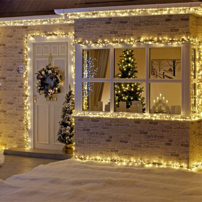 Outdoor 20/50 Led Solar String - Xmas Outdoor Lighting Decorations のレビューと価格