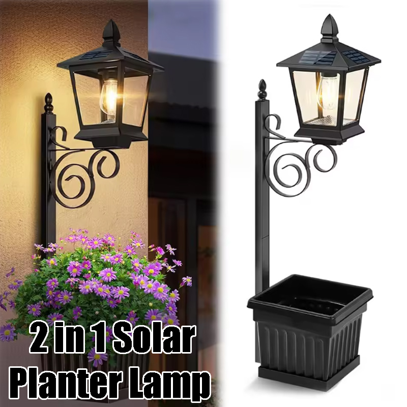 Solar Powered 2-in-1 Flower Po - Outdoor Lighting Lamps のレビューと価格
