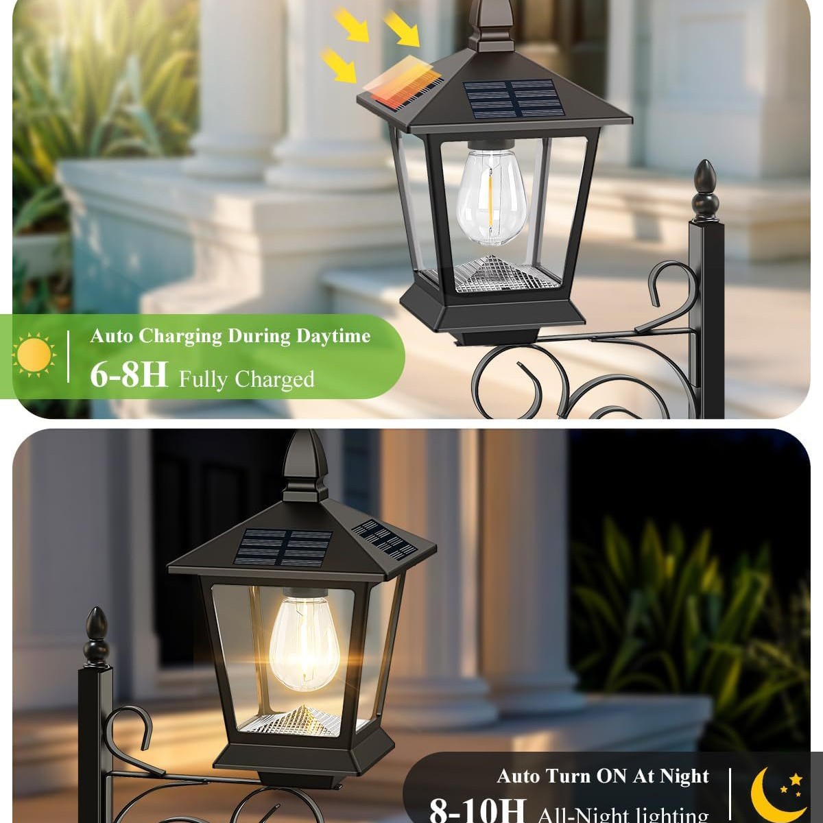 Solar Powered 2-in-1 Flower Po - Outdoor Lighting Lamps のレビューと価格