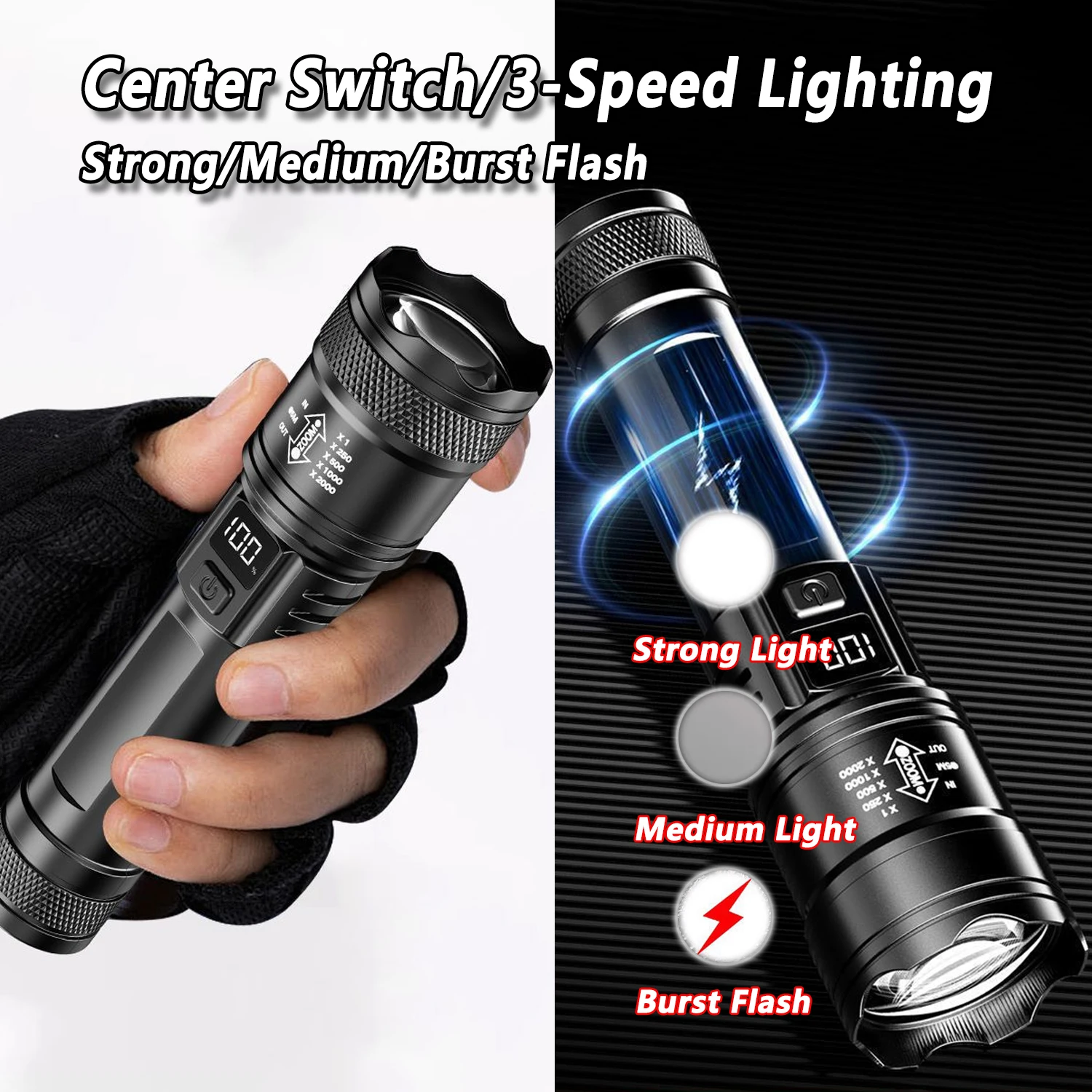 Ultra Bright LED Flashlight 20 - Outdoor Lighting Globes のレビューと価格