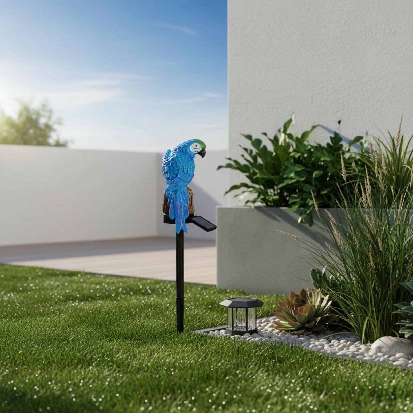 Resin Parrot Lawn Lamp Waterpr - Outdoor Lighting Ground のレビューと価格