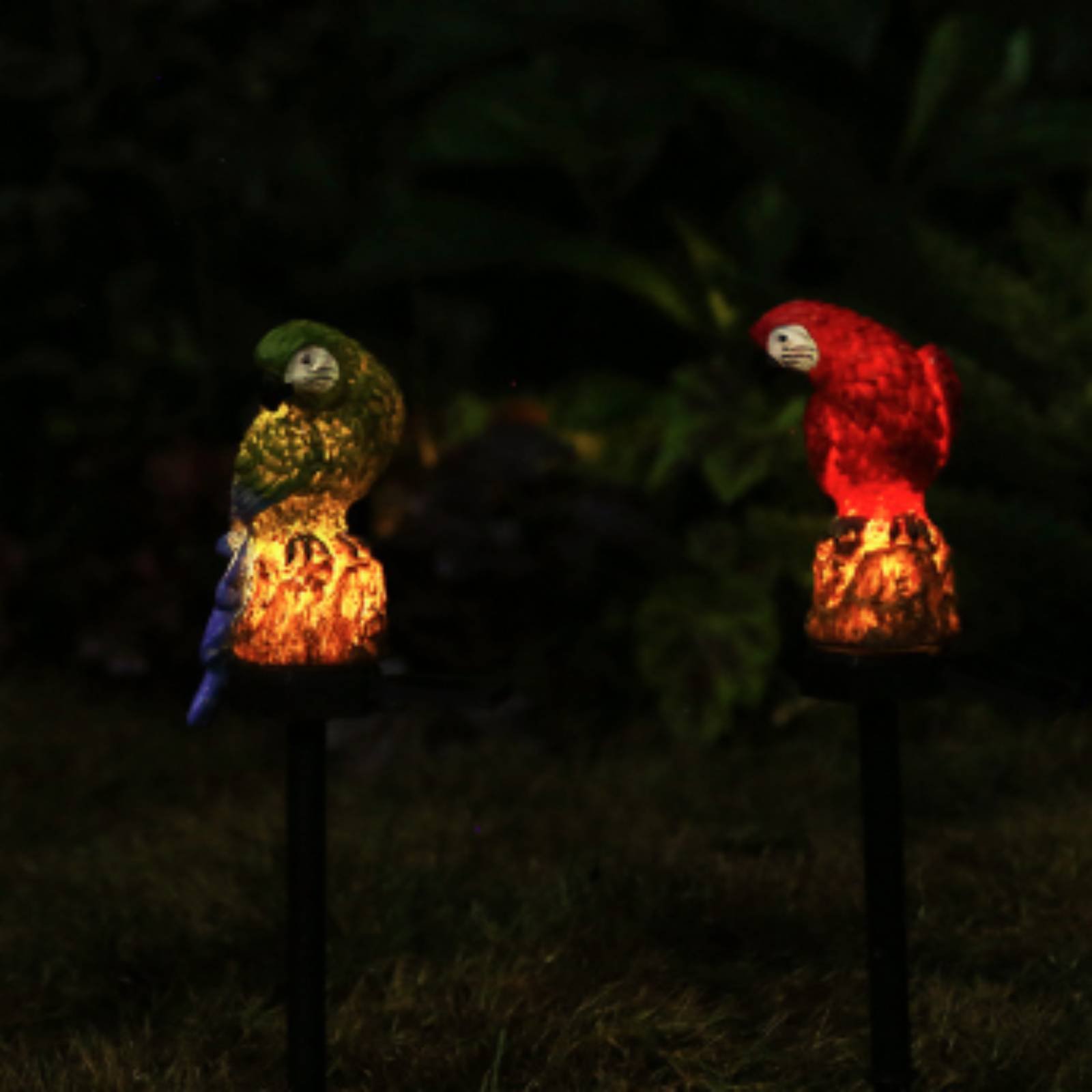 Resin Parrot Lawn Lamp Waterpr - Outdoor Lighting Ground のレビューと価格