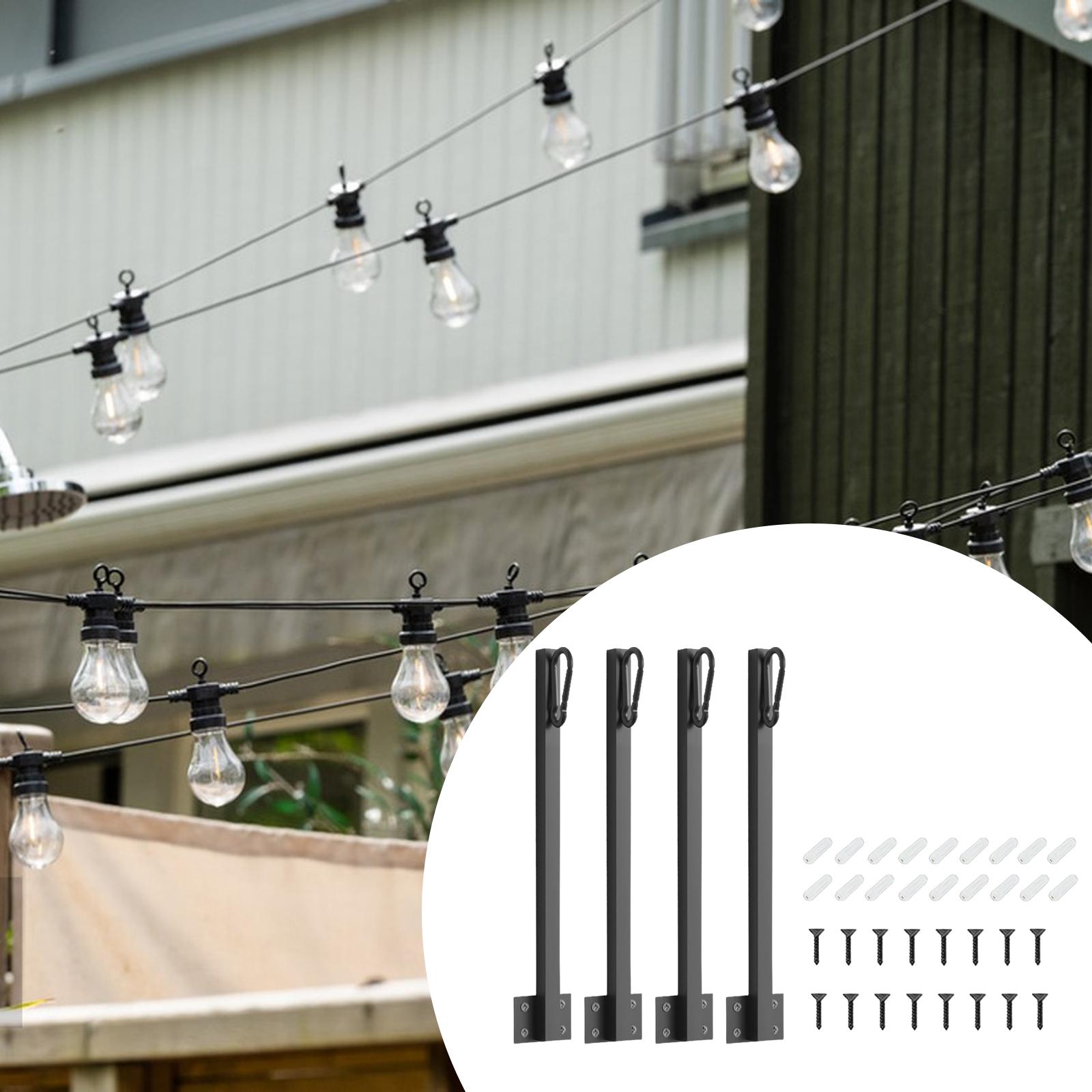 4 Pieces Outdoor , Metal Pole  - Outdoor Lighting Wall Mount のレビューと価格