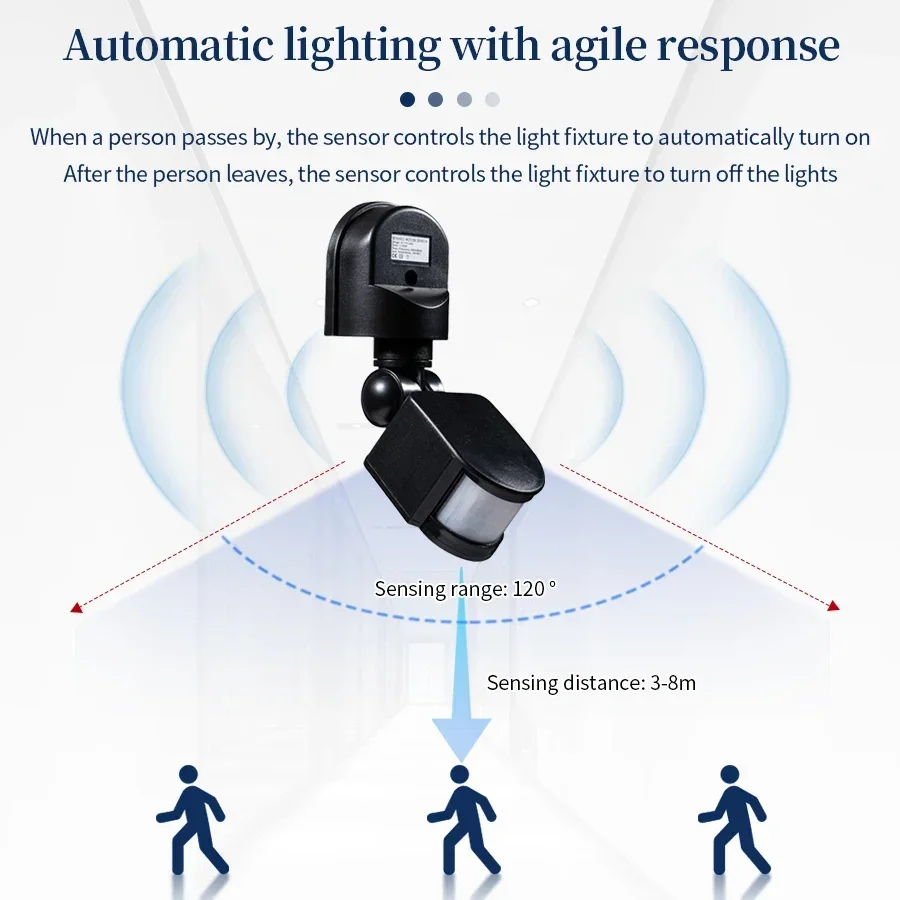 PIR Motion Sensor 220V 110V 12 - Outdoor Lighting Led Fixtures のレビューと価格