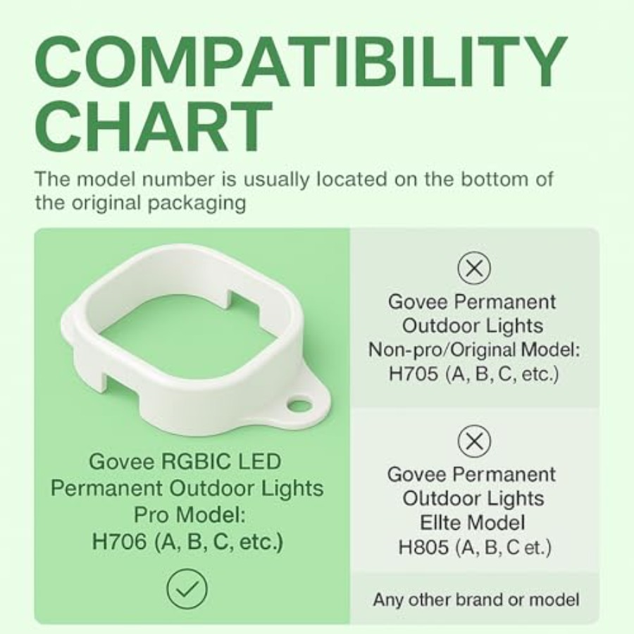 Mounting Clips for Govee Perma - Outdoor Lighting Govee のレビューと価格