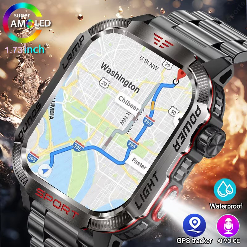 New Military GPS Smart Watch M - Outdoor Lighting Smart Controller のレビューと価格