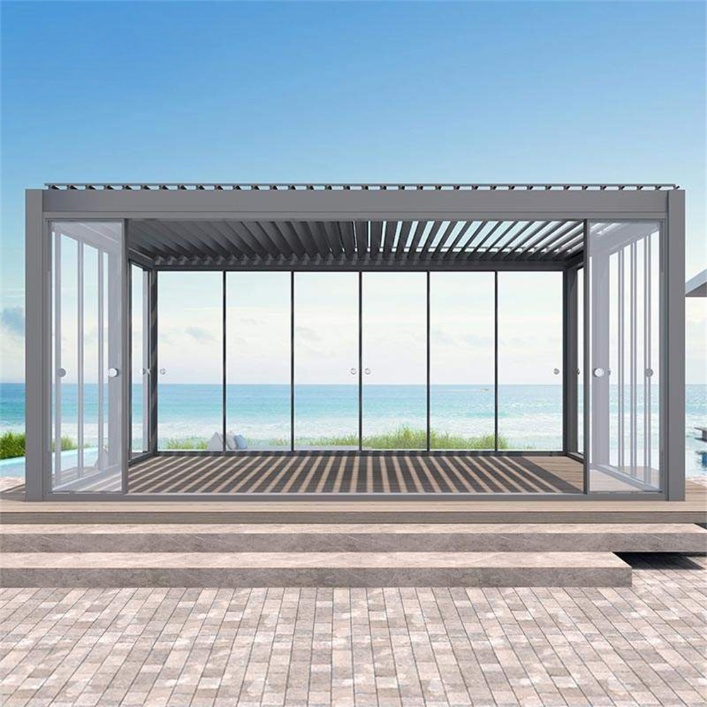 Aluminum Bioclimatic Pergola s - Outdoor Lighting Restaurant のレビューと価格