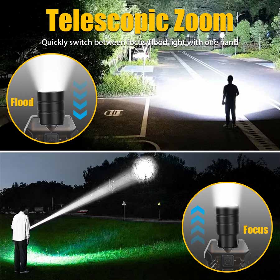 Rechargeable Powerful EDC Flas - Led Flood Light のレビューと価格