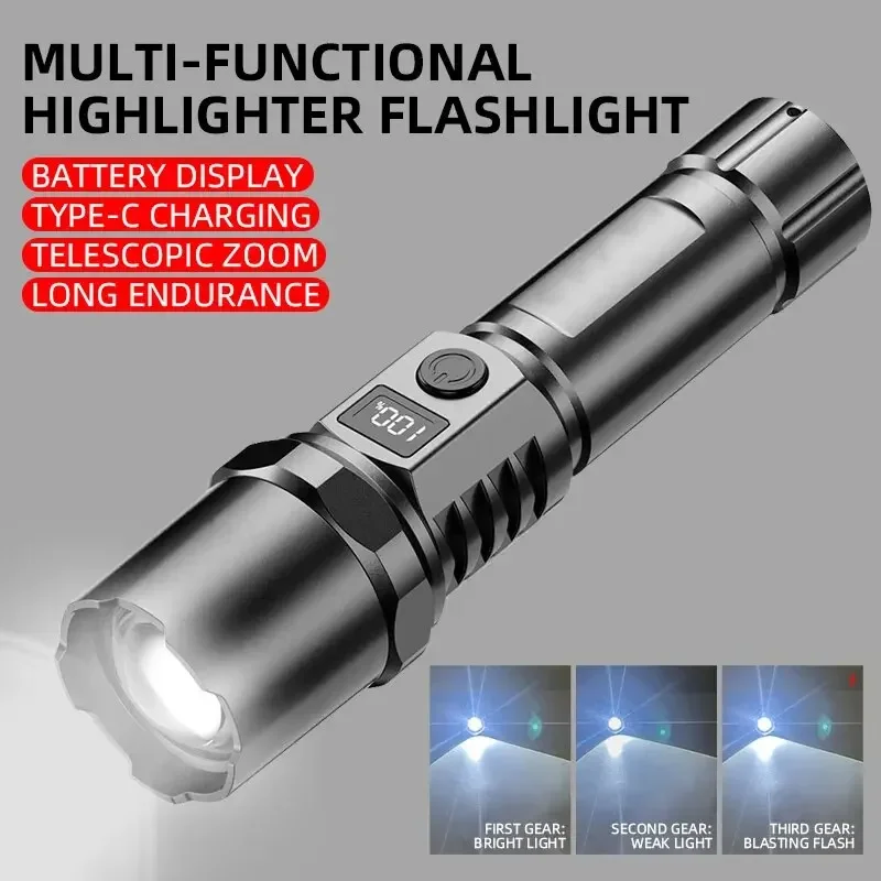 High Power XHP100 Led Flashlig - Outdoor Lighting Beacon のレビューと価格