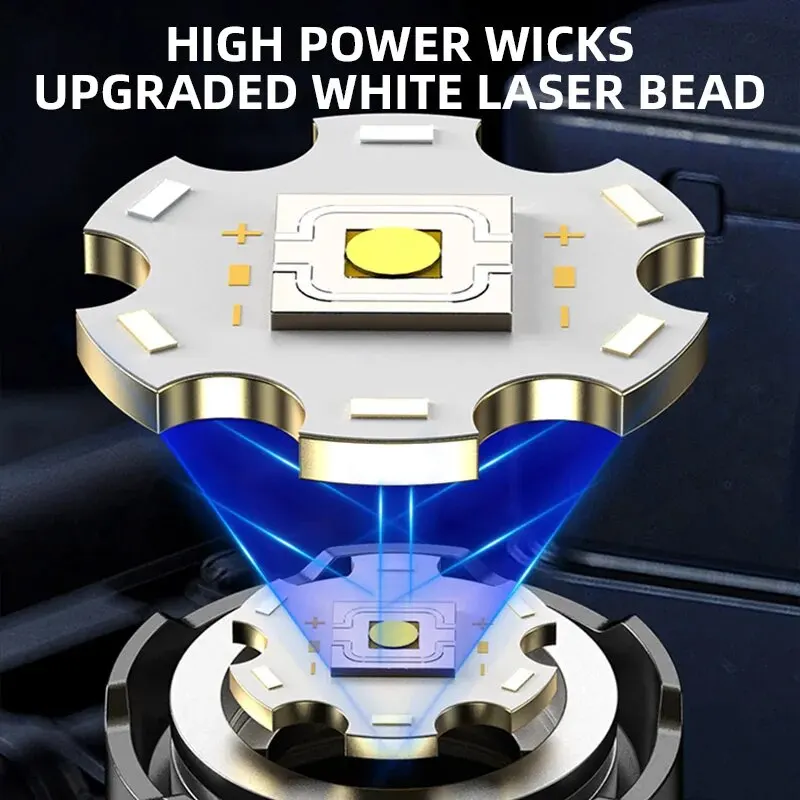 High Power XHP100 Led Flashlig - Outdoor Lighting Beacon のレビューと価格