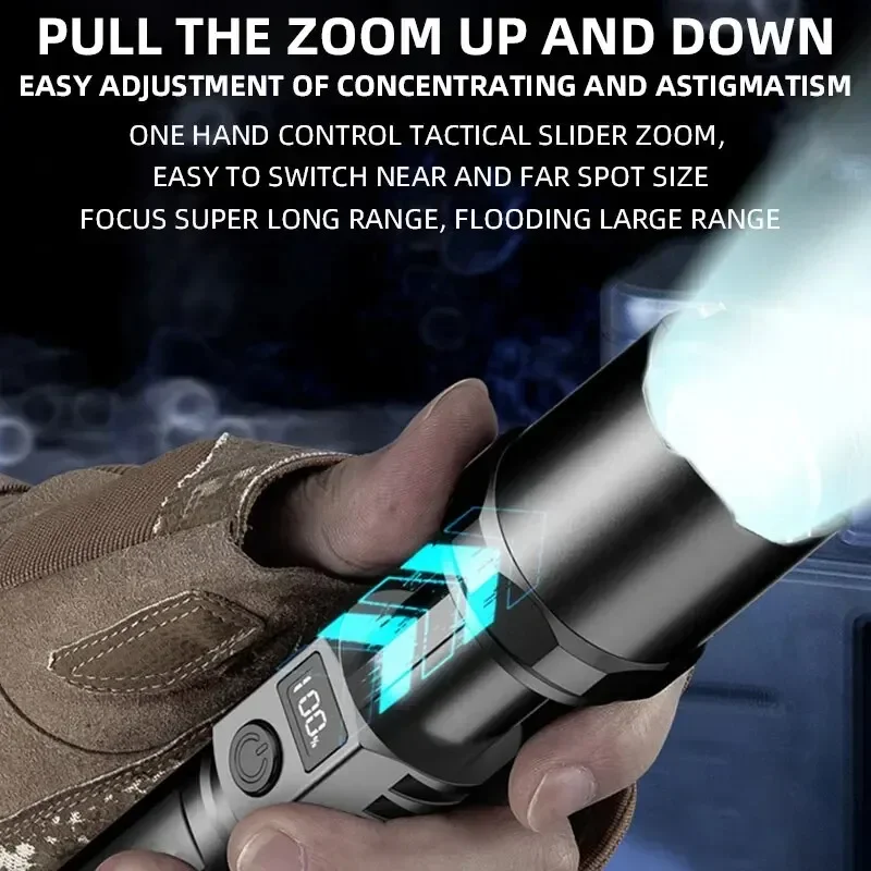 High Power XHP100 Led Flashlig - Outdoor Lighting Beacon のレビューと価格