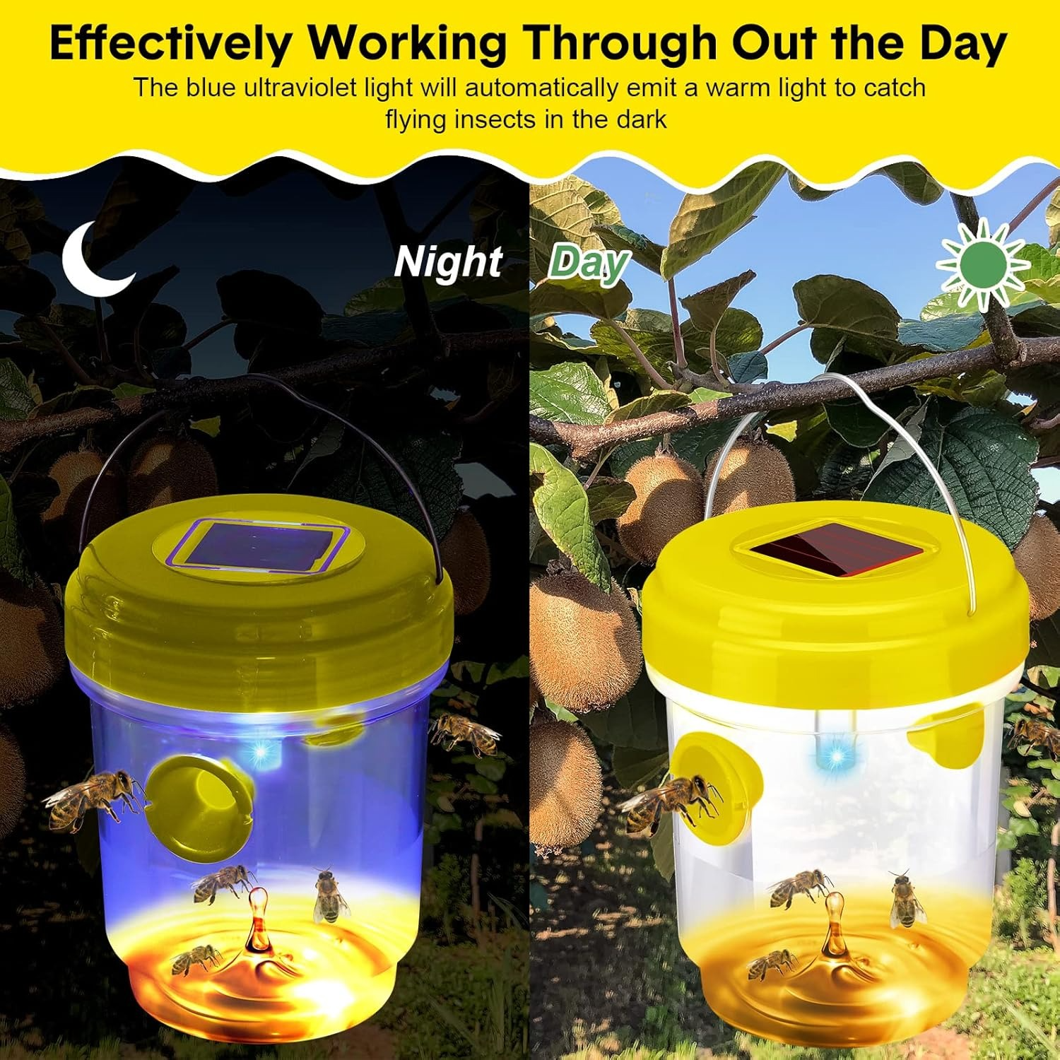 1-6PCS Solar Wasp Trap Waterpr - Outdoor Lighting Led Fixtures のレビューと価格